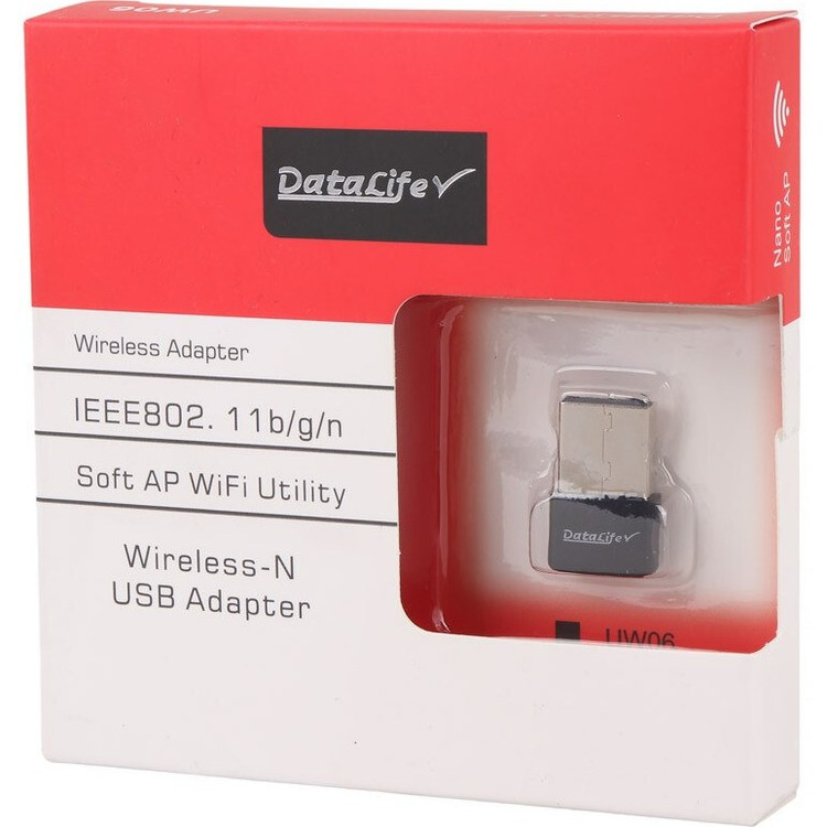 کارت شبکه بی سیم بدون آنتن DATALIFE مدل LV-UW06