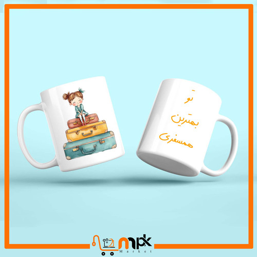لیوان ماگ طرح دختر بچه کد021