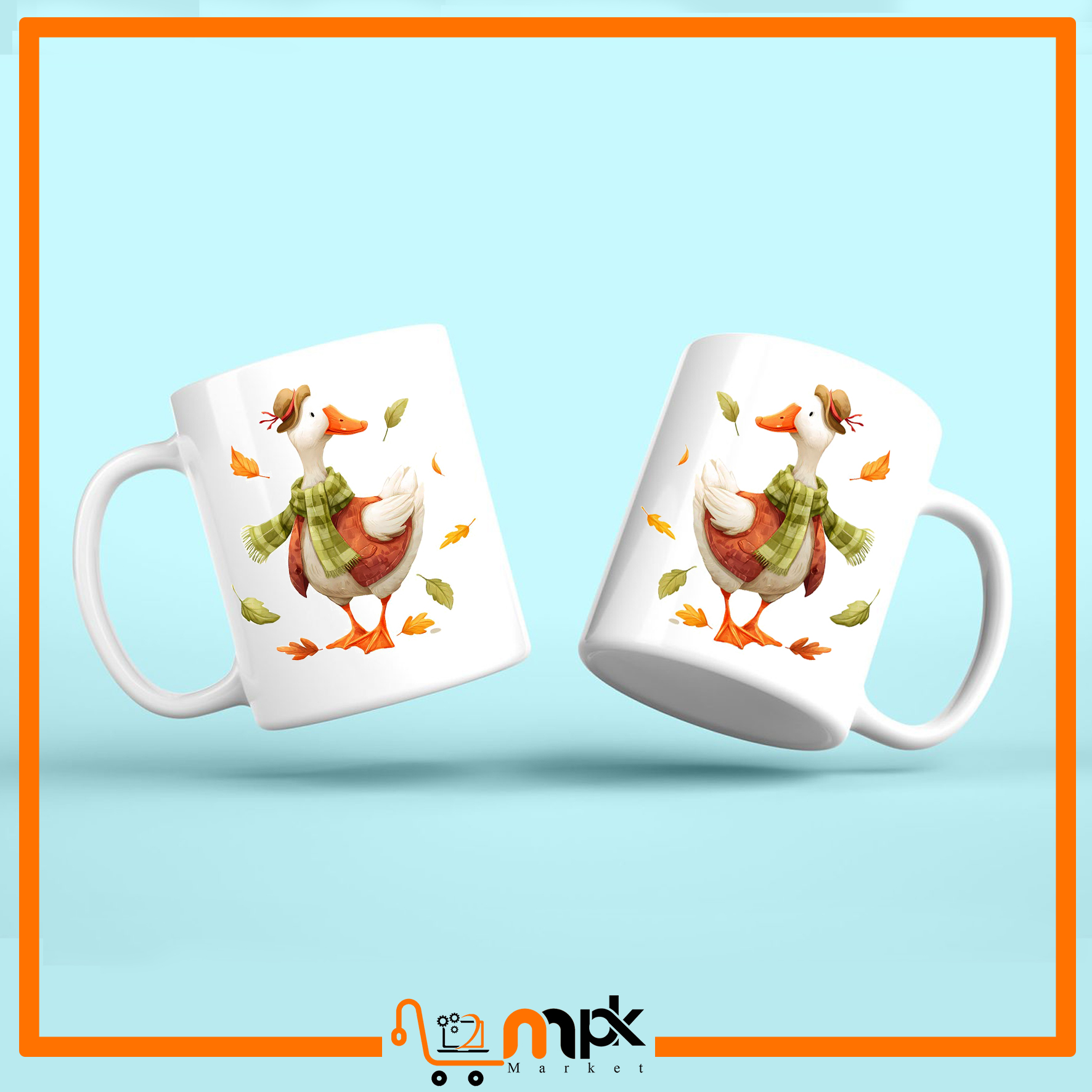 لیوان ماگ طرح غاز کد 028