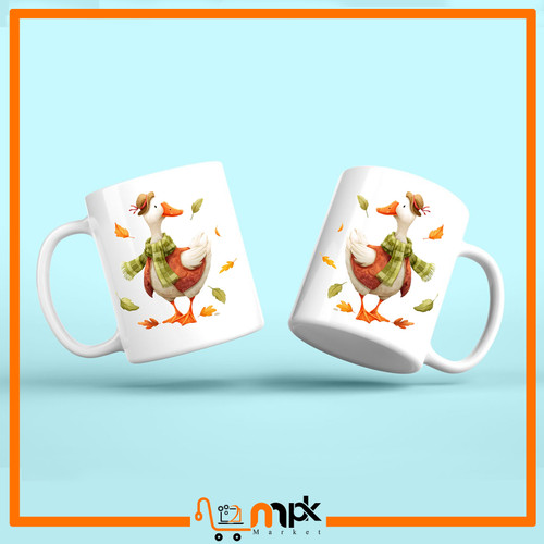 لیوان ماگ طرح غاز کد 028